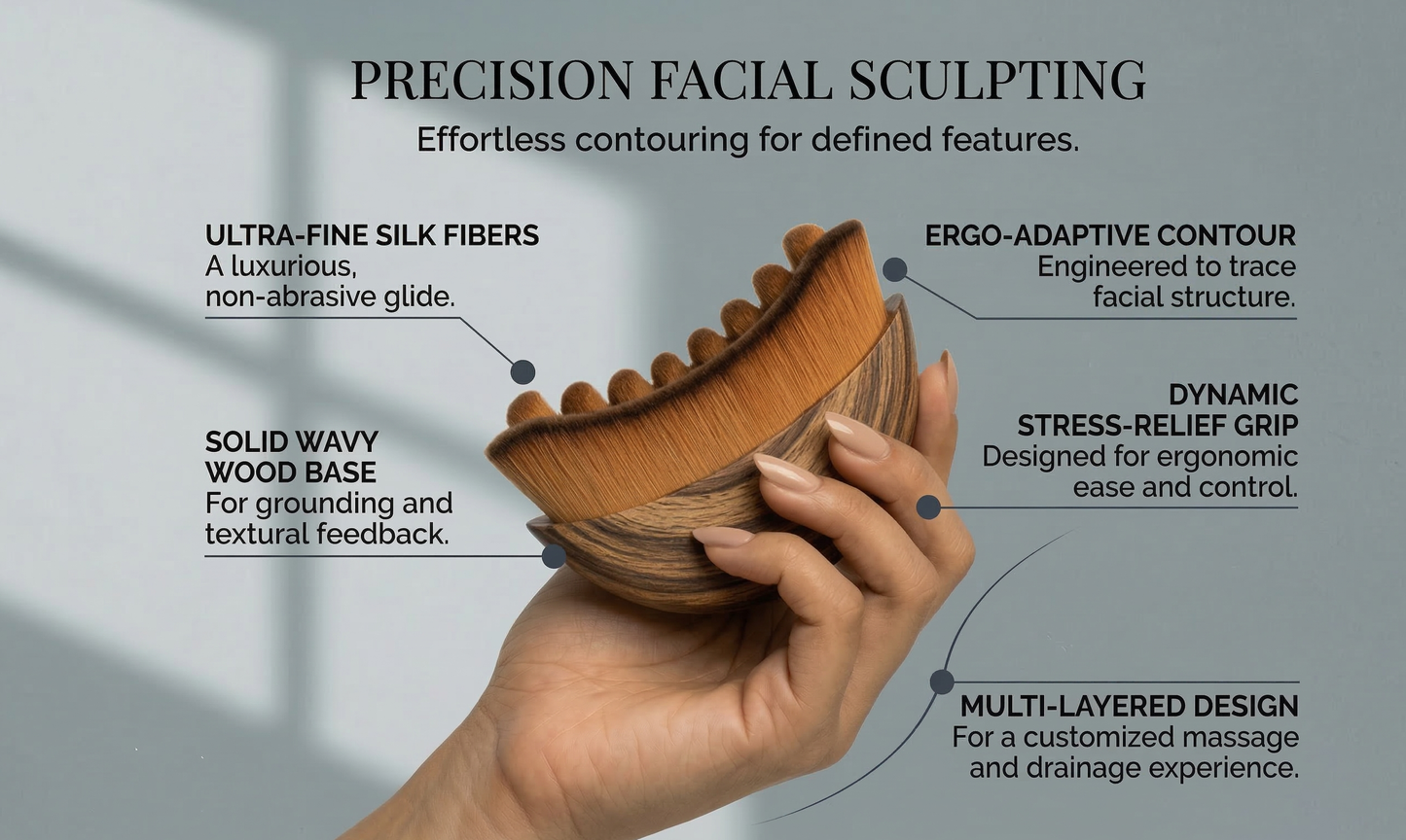 Lymphatic Drainage Facial Brush