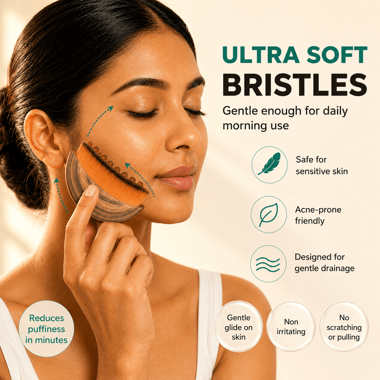 Lymphatic Drainage Facial Brush