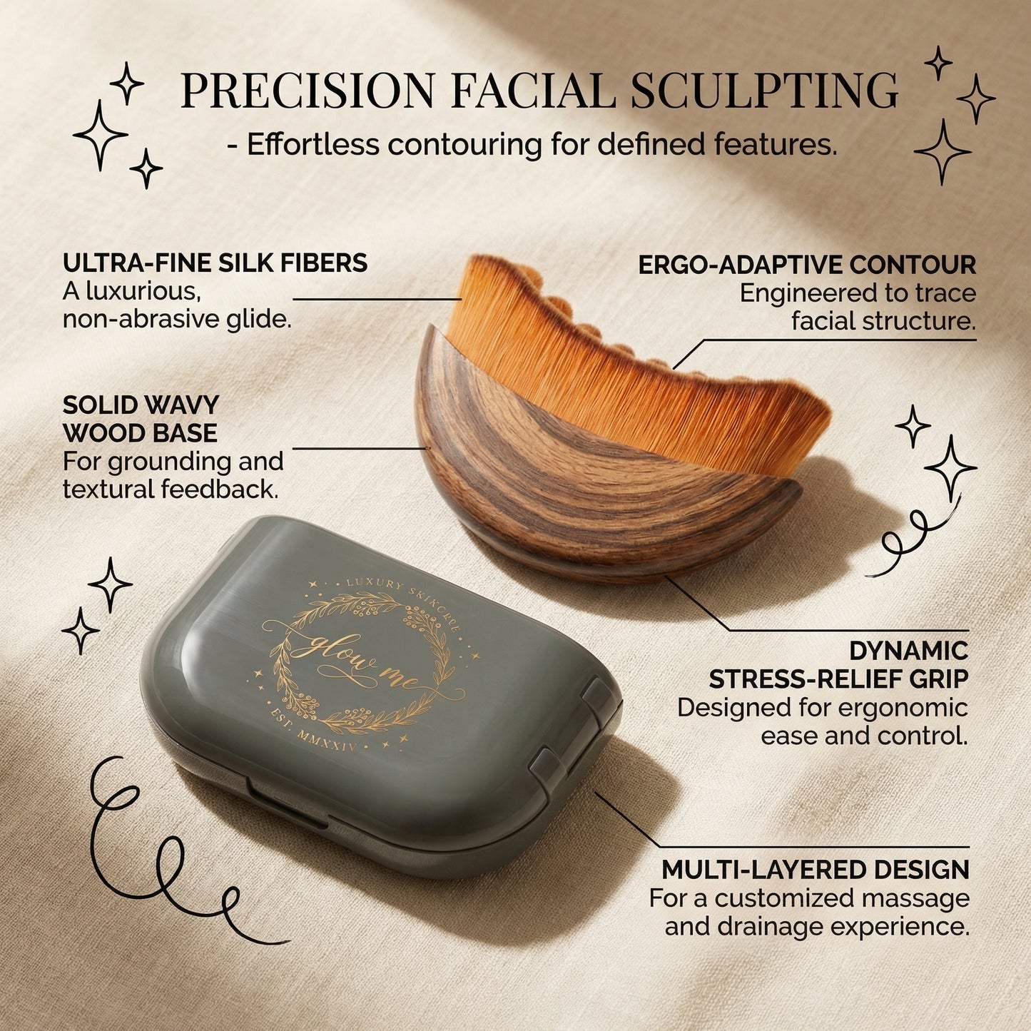 Lymphatic Drainage Facial Brush